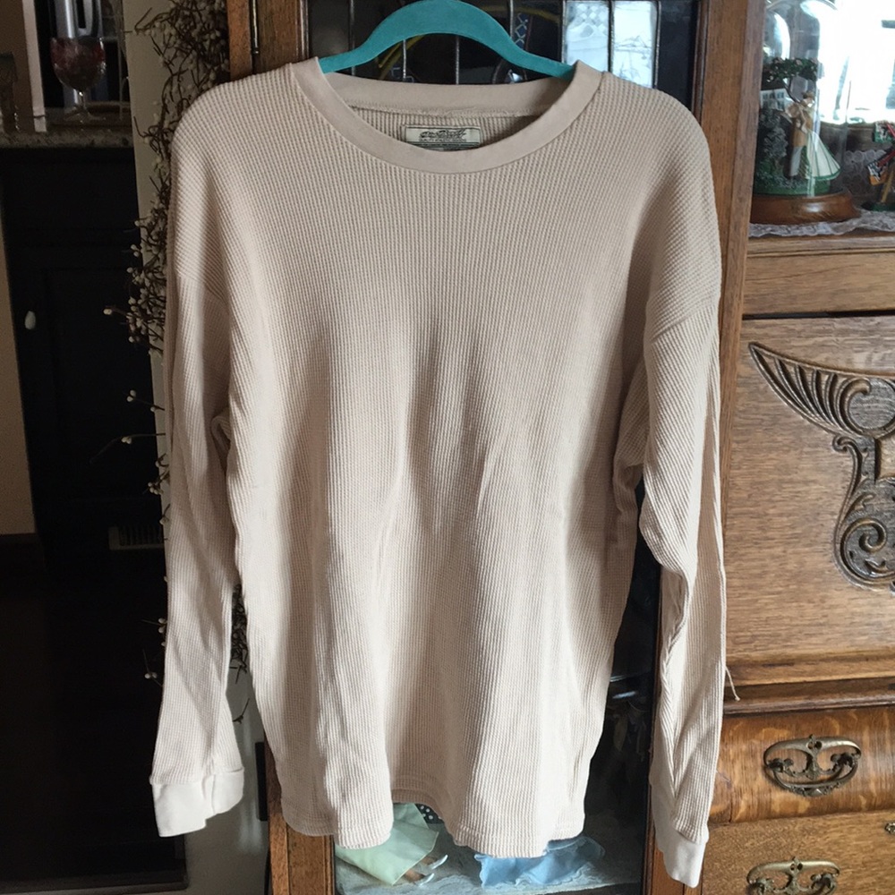 Thermal looking sweatshirt